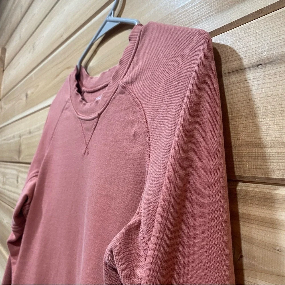 Pact Women's Dusty Rose Crew Neck‎ Sweater Small Organic Cotton
